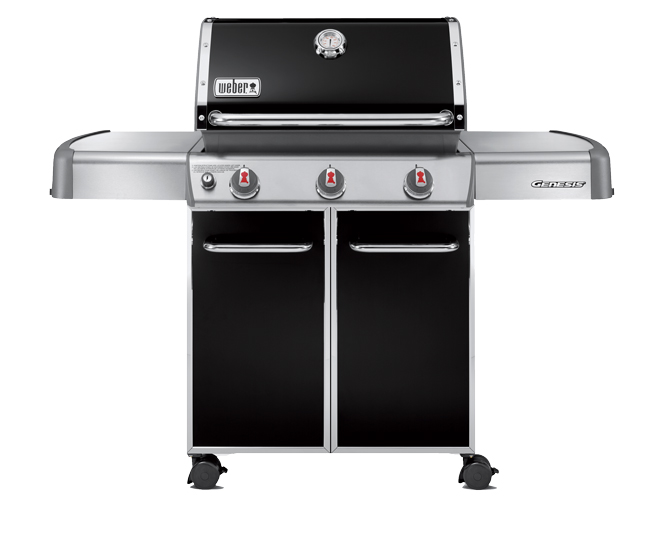 black weber genesis EP-310 3 burner gas grill