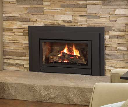 Regency U32 Gas Fireplace Insert with wide viewing area 