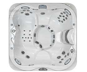 Jacuzzi J-335 medium hot tub with lounger